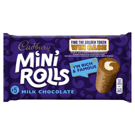 Cadbury 5 Mini Rolls Milk Chocolate