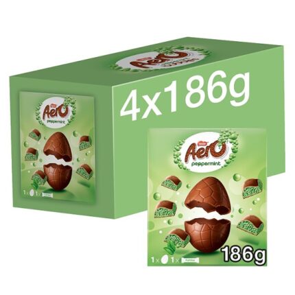 Aero Peppermint Milk Chocolate Large Easter Egg 186g