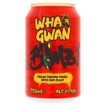 Wha Gwan Melon Cherry Mixed with Rum Clxxt 330ml