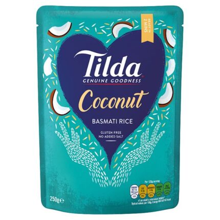 Tilda Microwave Coconut Basmati Rice 250g