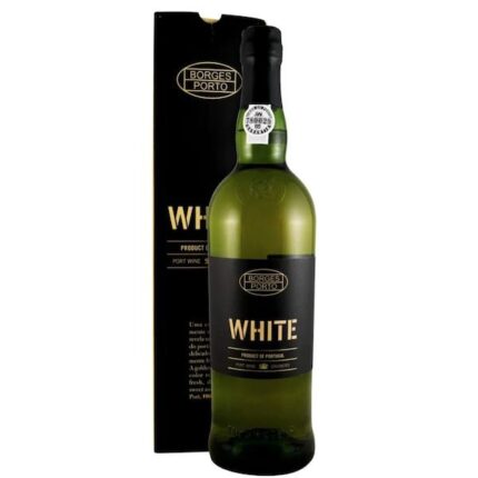BORGES WHITE PORT with individual cardboard case Case of 6 x 75cl