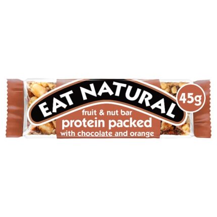 Eat Natural Fruit & Nut Bar Protein Packed with Chocolate and Orange 45g